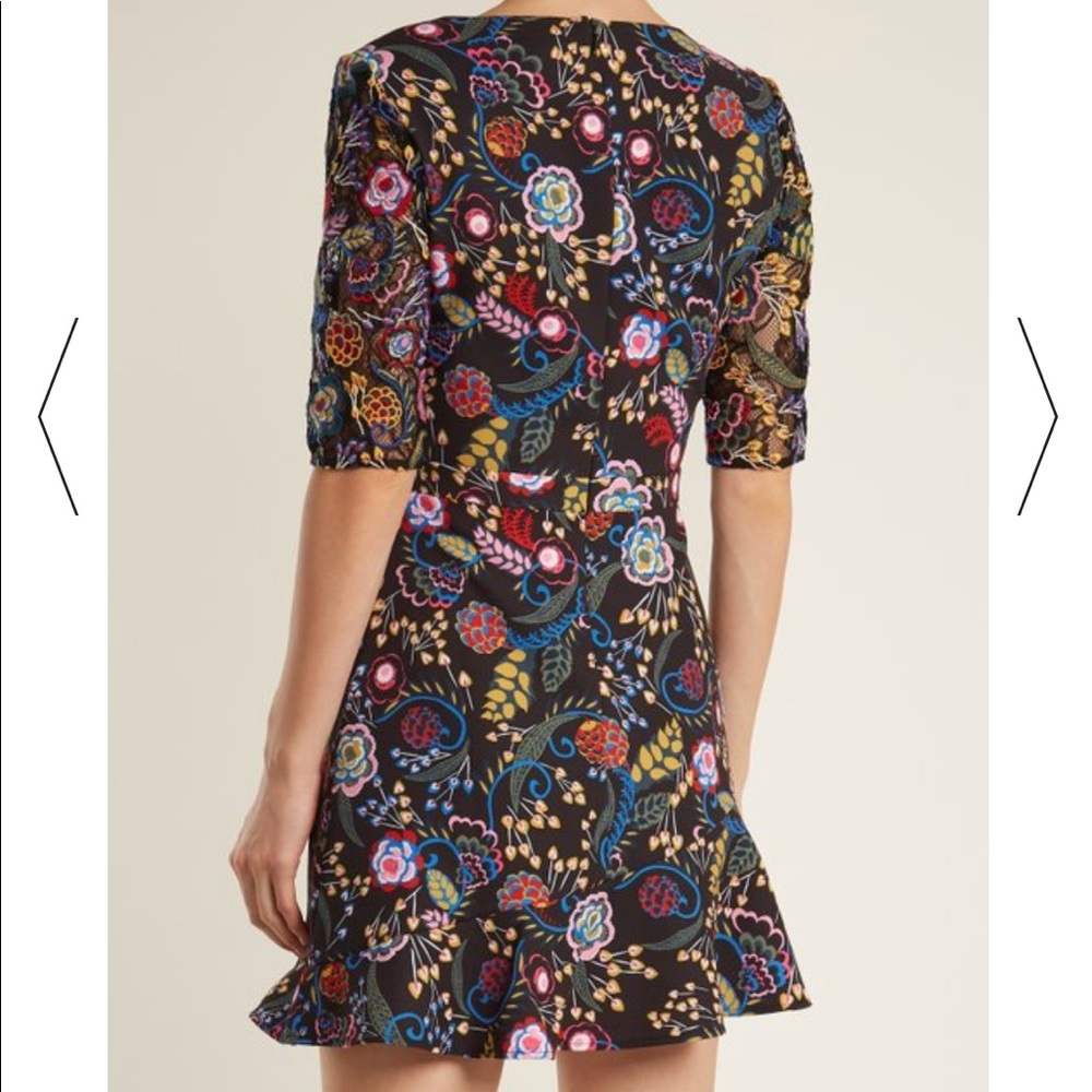 Saloni Celia Print Floral Dress